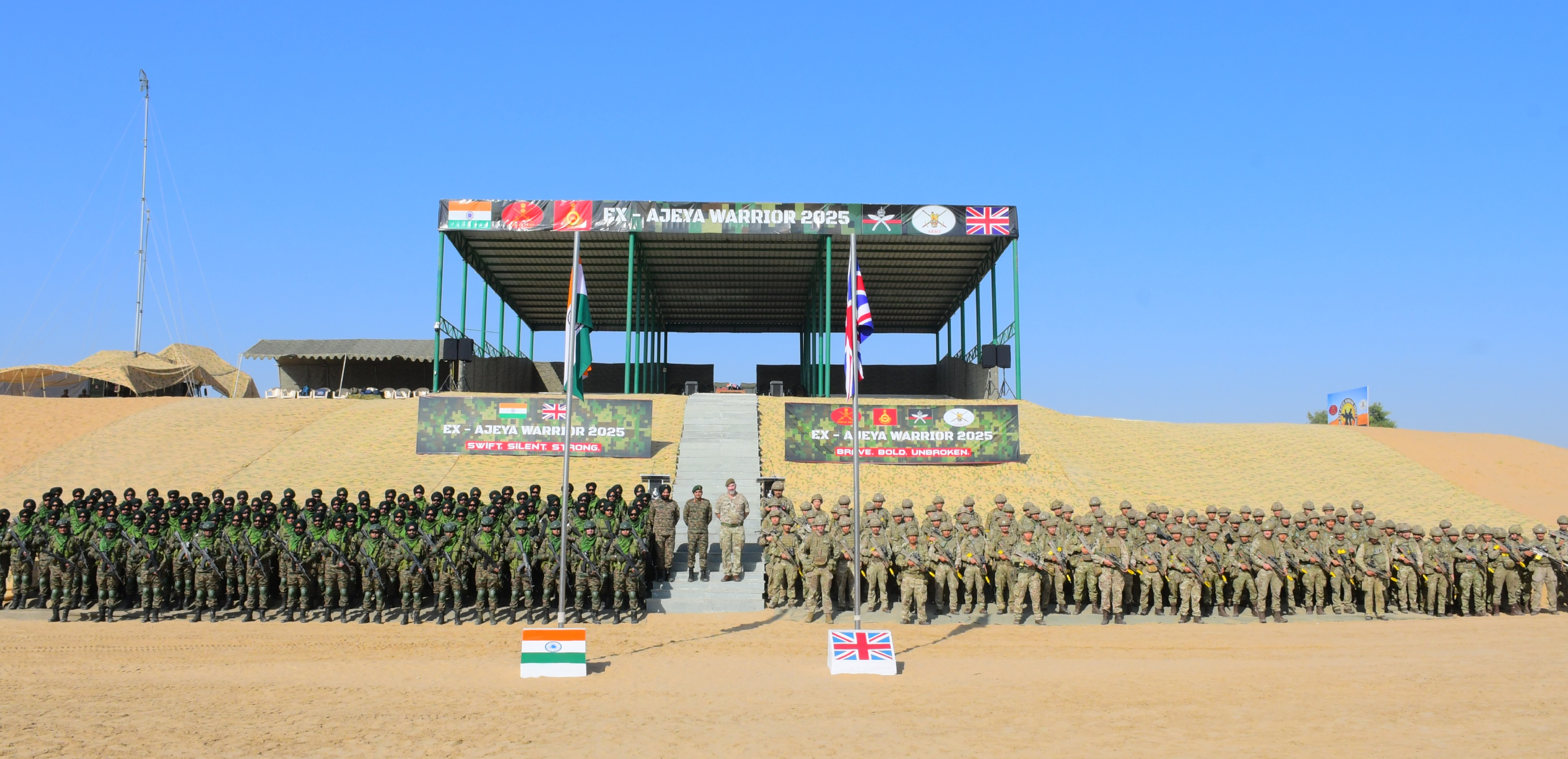 'India-UK Joint Military Exercise ‘AJEYA WARRIOR-25’ Begins in Rajasthan'